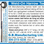 GB Manufacturing harrow 1.8 2024